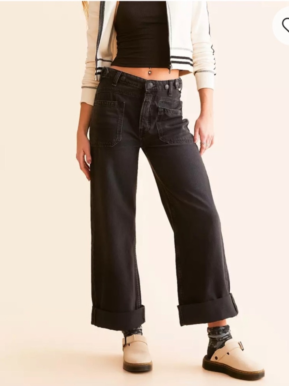 We the Free Palmer Cuffed Jeans - Size 32